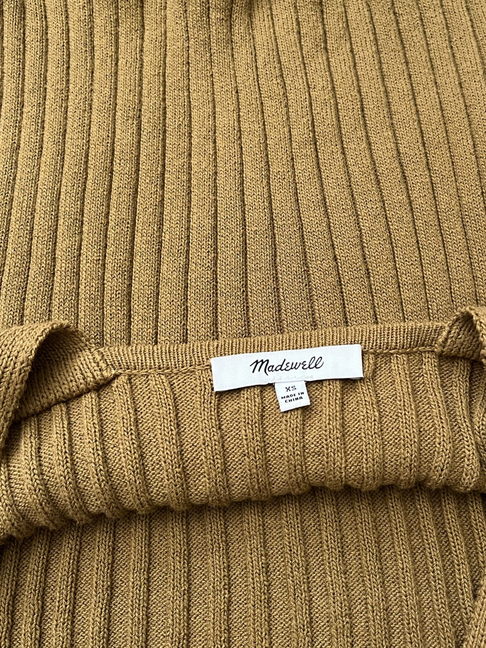 Green Ribbed Knit Tank Top - Picture 5 of 6
